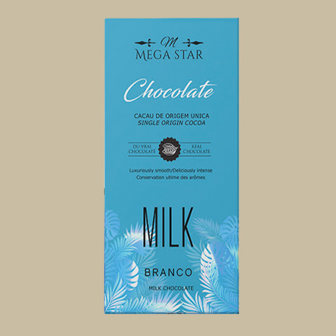 شکلات کاکائو تخته ای شیری مگا استار